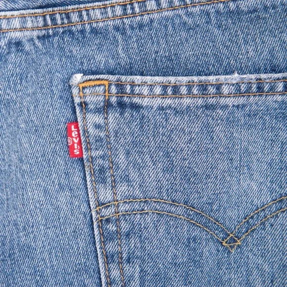 Levi's 511 Blue Jean Shorts - Picture 5 of 8